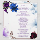 Les Écrits Pardonnés Papier Personnalisé (Devant / Derrière)