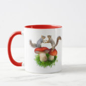Les écureuils dansent sur la Mug des champignons r (Gauche)