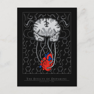 Les effets de la dopamine - Carte postale