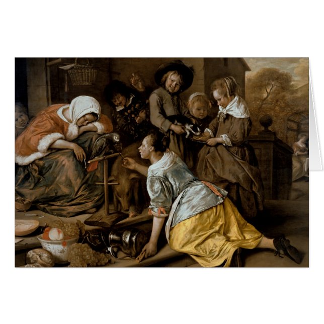 Les effets de l'intempérance, c.1663-65 (Devant horizontal)