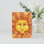 Les éléments - carte postale du feu (Debout devant)