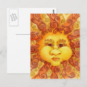 Les éléments - carte postale du feu (Devant / Derrière)