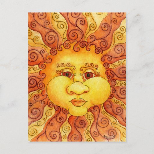 Les éléments - carte postale du feu (Devant)