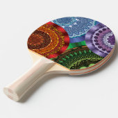 Les éléments Mandalas Raquette de Ping Pong (Devant Angle)