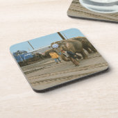 Les éléphants de Conrail sur les Dessous de verre  (Côté gauche)