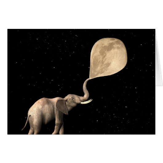 Les éléphants font Pleine lune (Devant horizontal)