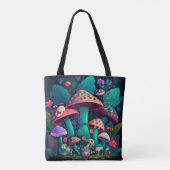 Les elfes de champignons dans le sac fourre-tout (Dos)