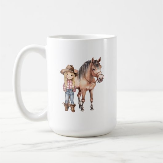 Les enfants Cheval Mug (Gauche)