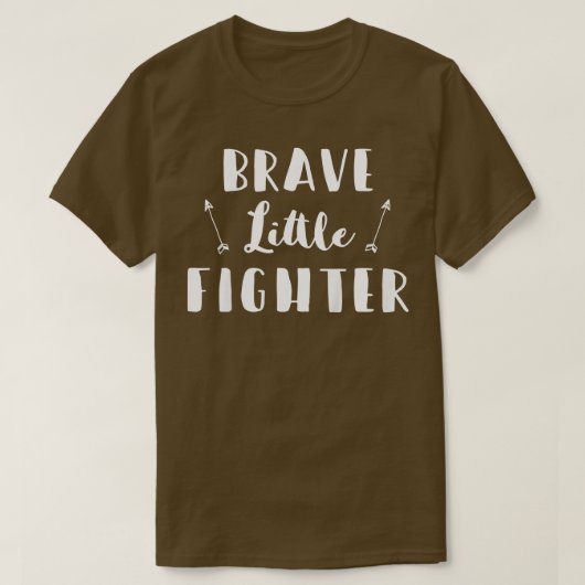Les enfants courageux petit combattant Tshirt Canc (Design devant)