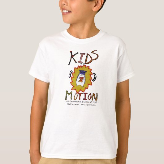 Les enfants d'Olivia dans le T-shirt de mouvement (Devant)