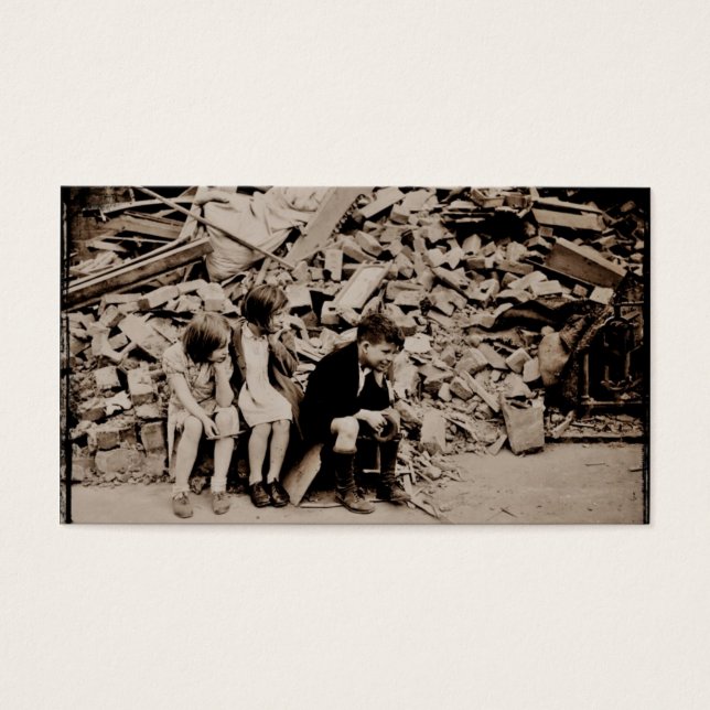 Les enfants en ruine (Devant)
