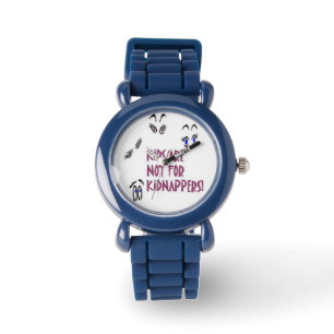 Les enfants ne sont pas pour le noir de montre de
