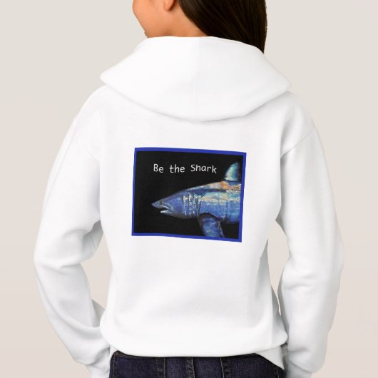 Les Enfants Soient Le Sweatshirt Du Requin  (Dos)