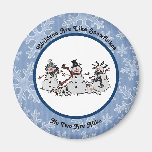 Les Enfants Sont Comme Un Aimant De Snowflakes (Devant)