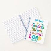 "Les enfants sont un don de l'Éternel" Cahier (Intérieur)