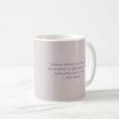 Les Enfants Sont Un Trésor Citation Mug (Devant droit)