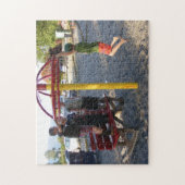 Les enfants sur le puzzle de terrain de jeu (Vertical)