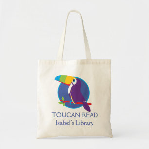 Les enfants toucan lire le sac de bibliothèque d'a