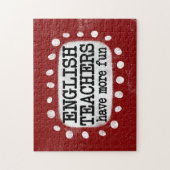 Les Enseignants Anglais Ont Plus Amusants Puzzle (Vertical)