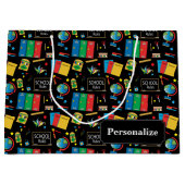 Les enseignants de l'école règle grand sac cadeau (Devant)