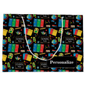 Les enseignants de l'école règle grand sac cadeau (Dos)