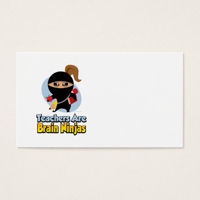 Les Enseignants Sont Des Ninjas Du Cerveau (Devant)