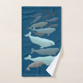 Les ensembles de serviette de baleine ont (Serviette à main)