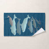 Les ensembles de serviette de baleine ont (Serviette à main)