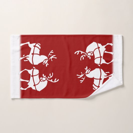 Les ensembles de serviette de Noël ont (Serviette à main)