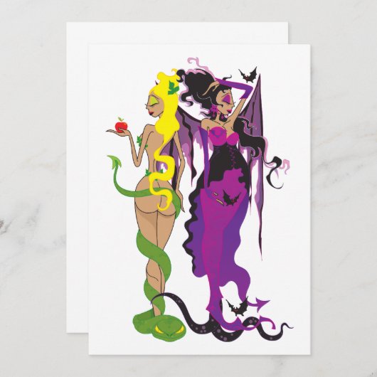 Les épouses d'Adam Invitations (Devant / Derrière)