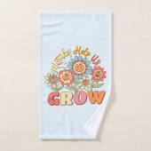 Les erreurs nous aident à grandir | Motivation flo (Serviette à main)