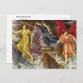 Les esprits de tempête par Evelyn de Morgan Carte  (Devant / Derrière)