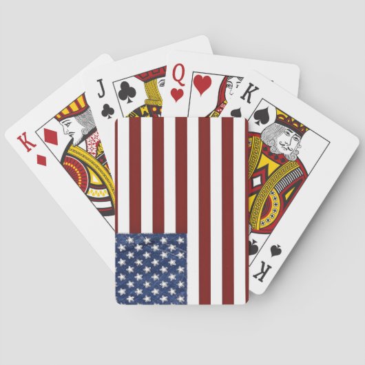 Les Etats-Unis marquent des cartes de jeu (dos)
