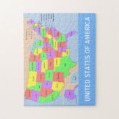 Les Etats-Unis tracent le puzzle de photo (Vertical)