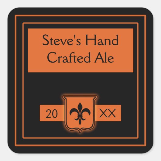 Les étiquettes à Customiser pour le Home Brew (Devant)