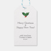 Les étiquettes cadeaux de Noël c'est la saison pou (Dos)