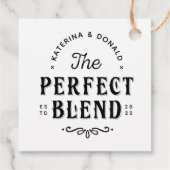 Les étiquettes de cadeau de mariage favori de mari (Dos)