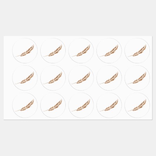 .Les étiquettes de plume défectueux (Feuille)