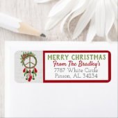 Les Étiquettes de retour de Peace On Earth (En situation)