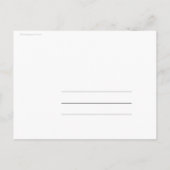 Les étoiles americana épousant le faire-part font (Dos)