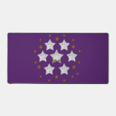 Les étoiles de Noël sur le violet (Recto)