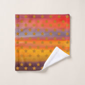 Les Étoiles Du Désert Du Sud-Ouest Et Les Rayures  (Gant de toilette)