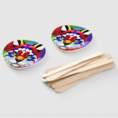 Les éventails à main Alexander's Cat paddle (Non-assemblé)