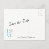 Les Faire-Part de Date de Couple Heureux (Dos)