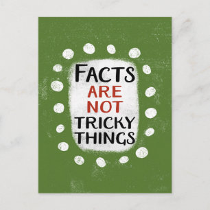 Les faits ne sont pas des choses difficiles Carte 