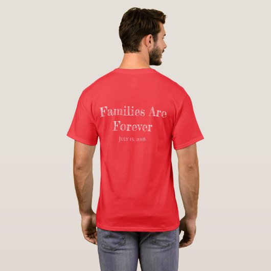 Les familles de T-shirts pour hommes sont pour tou (Dos entier)