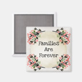 Les familles sont pour toujours LDS Magnet (Recto/Verso)