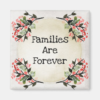 Les familles sont pour toujours LDS Magnet