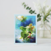 Les fées dans la carte postale nocturne (Debout devant)