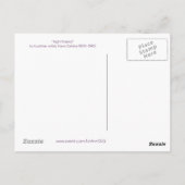 Les fées dans la carte postale nocturne (Dos)